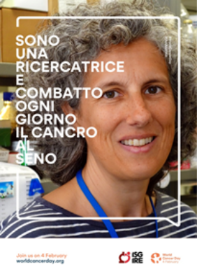 Immagine della campagna IFO per il World Cancer Day 2019