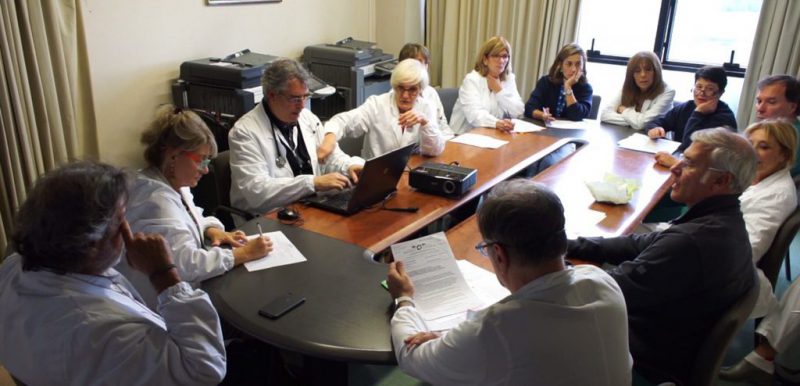 Team IFO in riunione per il Tumor Board