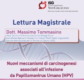 Locandina della lectio magistralis del Dr. Tommasino