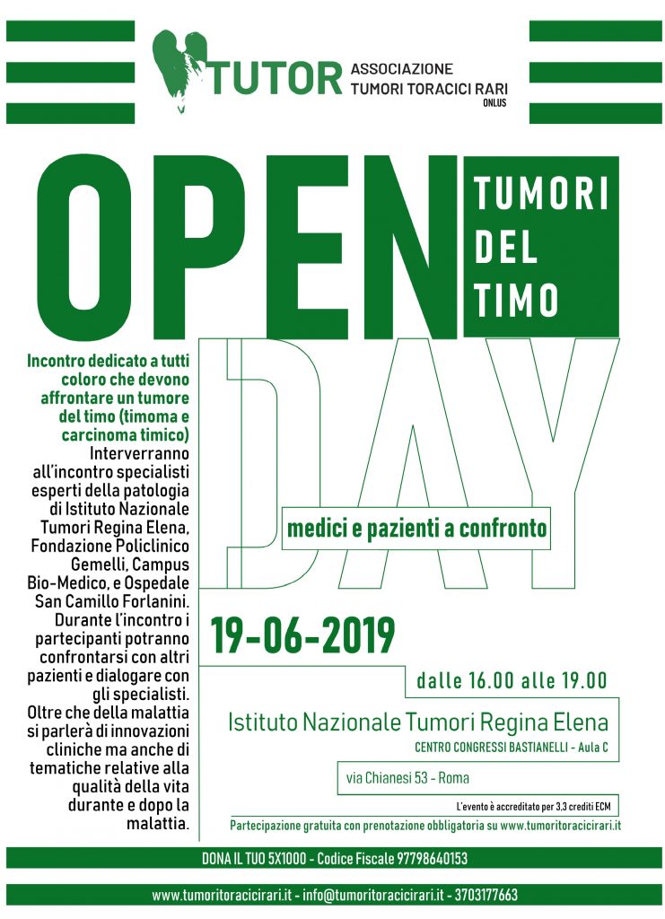 Locanidina open day tumori toracici