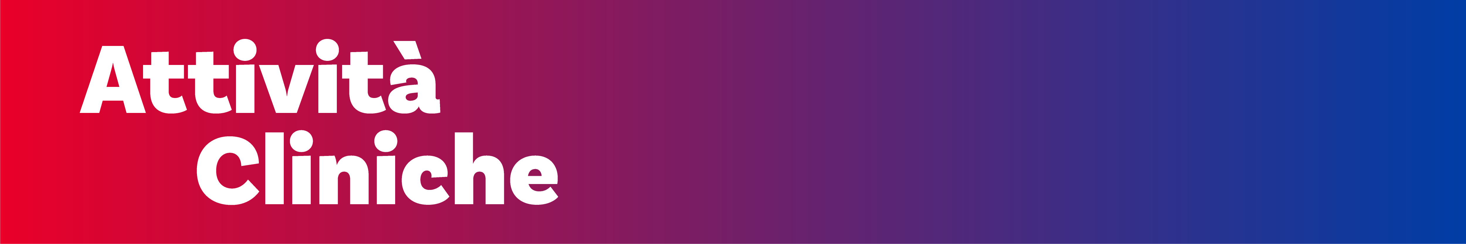 attività cliniche