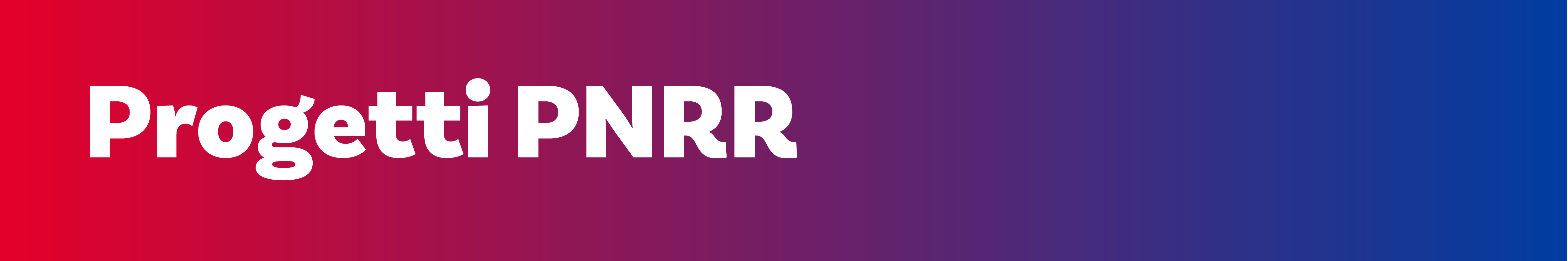 progetti PNRR